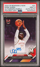Load image into Gallery viewer, DERIK QUEEN - 2024 BOWMAN U NOW #2C AUTO - PSA 9