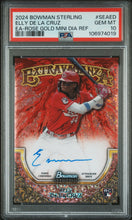 Load image into Gallery viewer, ELLY DE LA CRUZ - 2024 BOWMAN AUTOGRAPHS #SEAED - PSA 10 (5/15)
