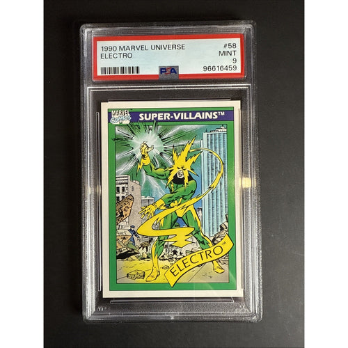 1990 Marvel Universe #58 Electro PSA 9