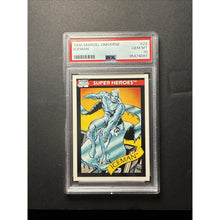 Load image into Gallery viewer, 1990 Marvel Universe #22 ICE MAN PSA 10