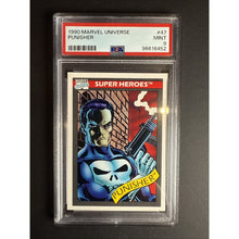 Load image into Gallery viewer, 1990 Marvel Universe #47 Punisher PSA 9