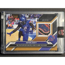 Load image into Gallery viewer, Ashton Jeanty 2024 Bowman U Now #20E Game Used Relic 1/1 Raiders!!!!!!!!!!!!!!