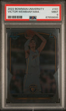 Load image into Gallery viewer, VICTOR WEMBANYAMA - 2022 BOWMAN CHROME U #101 PSA 9