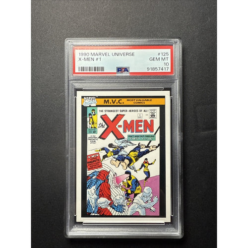 1990 Marvel Universe #125 X-MEN #1 PSA 10