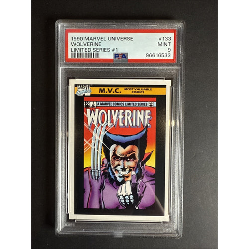 1990 Marvel Universe #133 Wolverine PSA 9