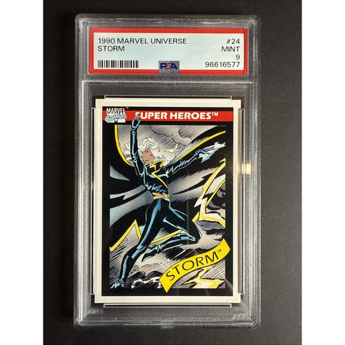 1990 Marvel Universe #24 Storm PSA 9
