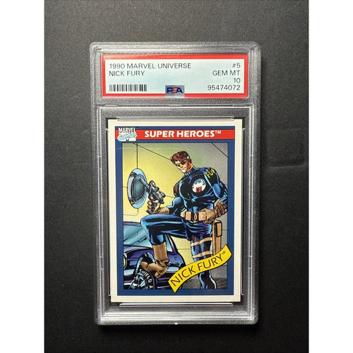 1990 Marvel Universe #5 NICK FURY PSA 10