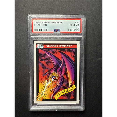 1990 Marvel Universe #27 LOCKHEED PSA 10