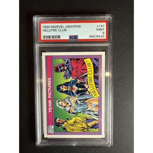 1990 Marvel Universe #147 Hellfire Club PSA 9