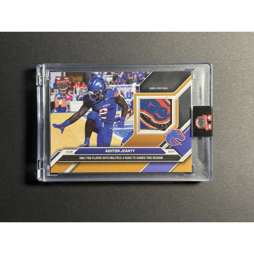 Ashton Jeanty 2024 Bowman U Now #20E Game Used Relic 1/1 Raiders!!!!!!!!!!!!!!