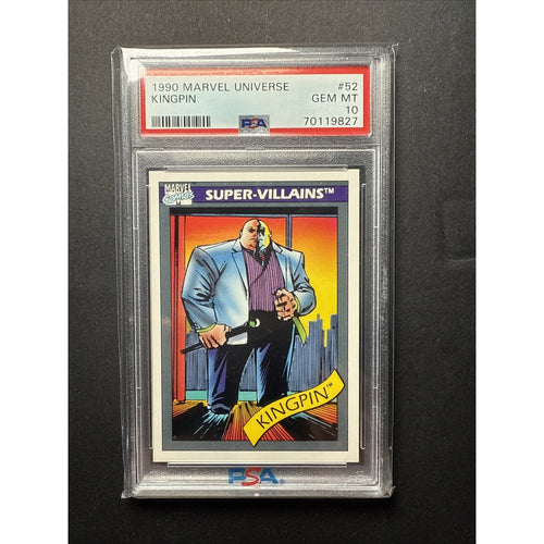 1990 Marvel Universe #52 KINGPIN PSA 10