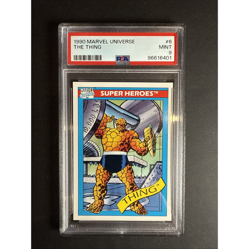 1990 Marvel Universe #6 The Thing PSA 9