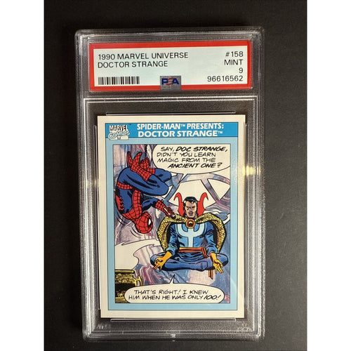1990 Marvel Universe #158 Doctor Strange PSA 9