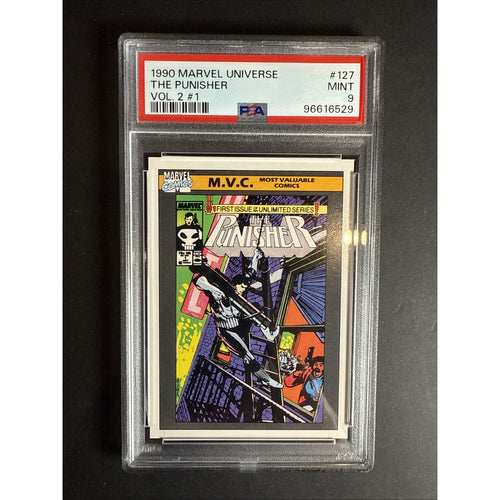 1990 Marvel Universe #127 The Punisher #1 PSA 9