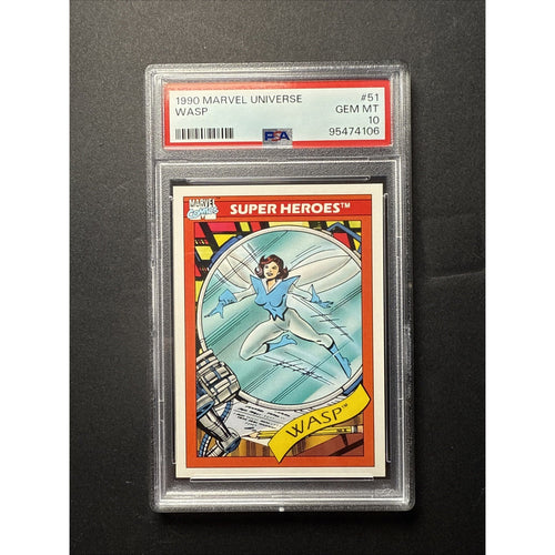 1990 Marvel Universe #51 WASP PSA 10