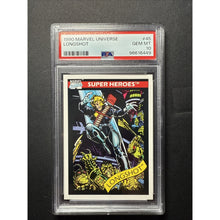 Load image into Gallery viewer, 1990 Marvel Universe #45 LONGSHOT PSA 10