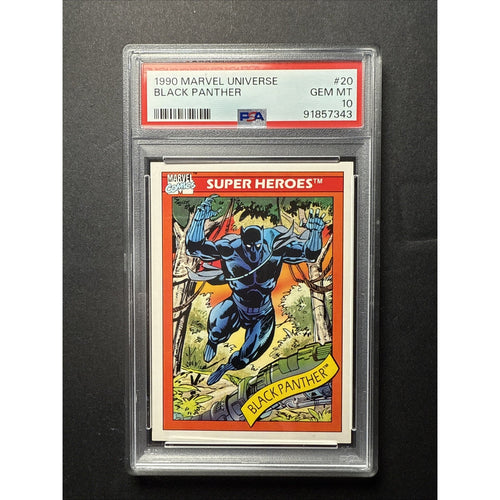 1990 Marvel Universe #20 BLACK PANTHER PSA 10