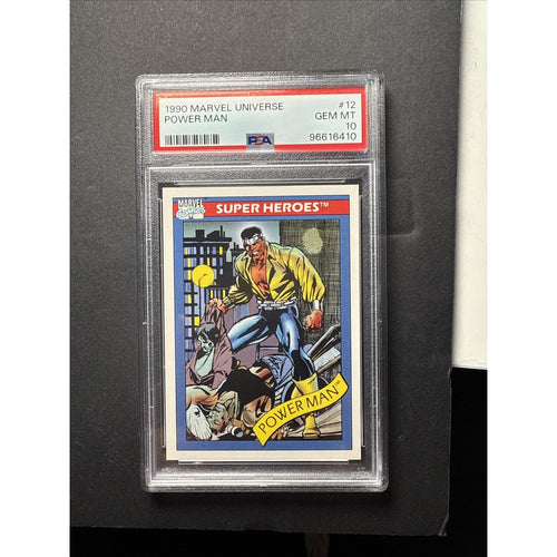 1990 Marvel Universe #12 POWER MAN PSA 10
